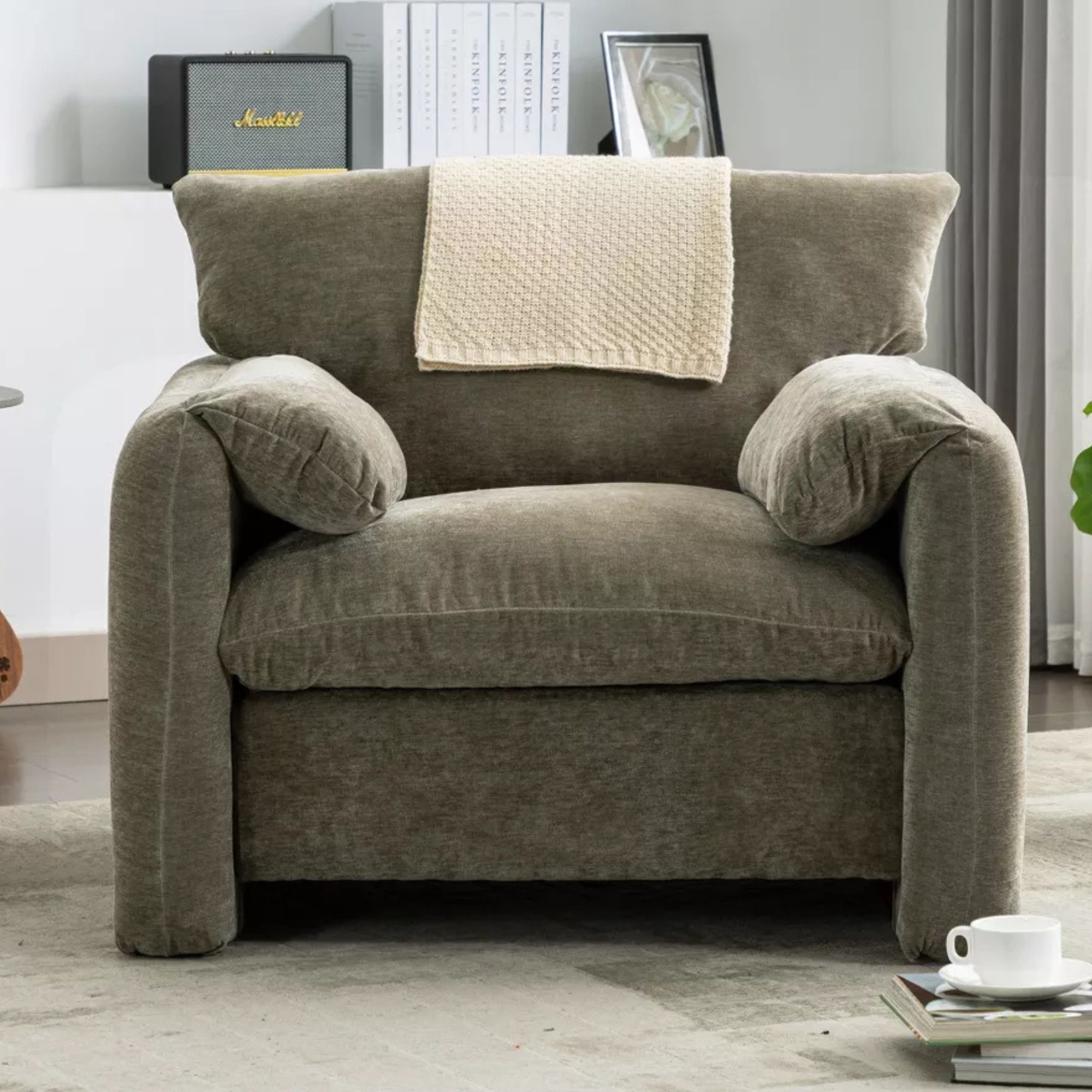ModernLuxe Oversized Armchair