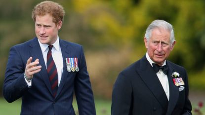 Prince Harry and King Charles attend the Gurkha 200 Pageant