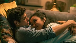 peter and lara jean in a scene from to all the boys always and forever