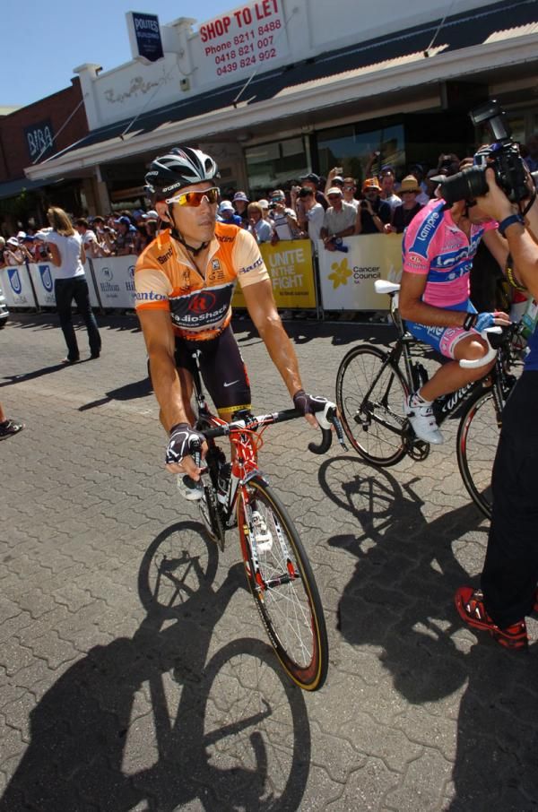 Robbie McEwen (Radioshack) didn't have a team a few weeks ago