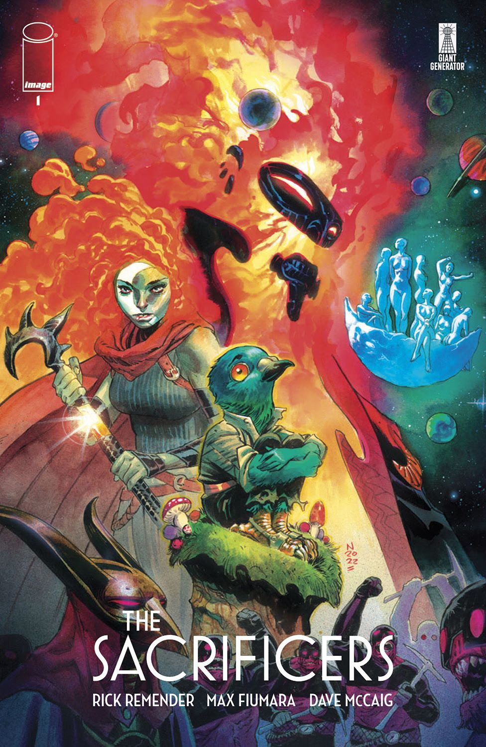 Nic Klein's cover for The Sacrificers.
