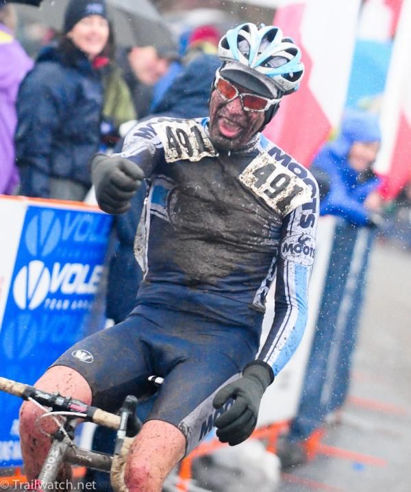 Jon Cariveau (Moots) seemed to be pleased with his race