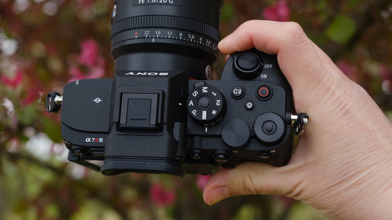 The Sony A7R VI photographed outdoors