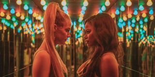 Riley Keough and Taylour Paige in Zola