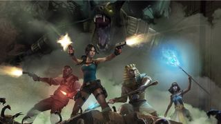 Lara Croft et les autres personnages jouables dans Temple of Osiris