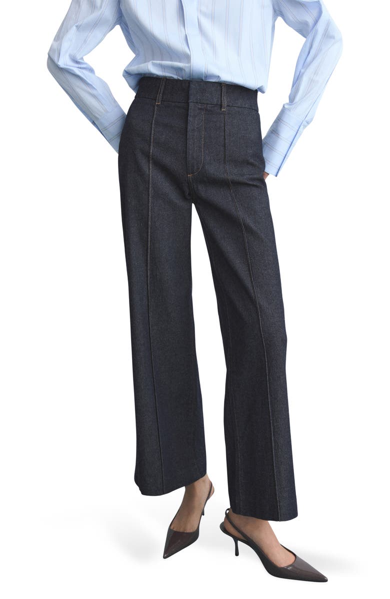 High Waist Culotte Trouser Jeans