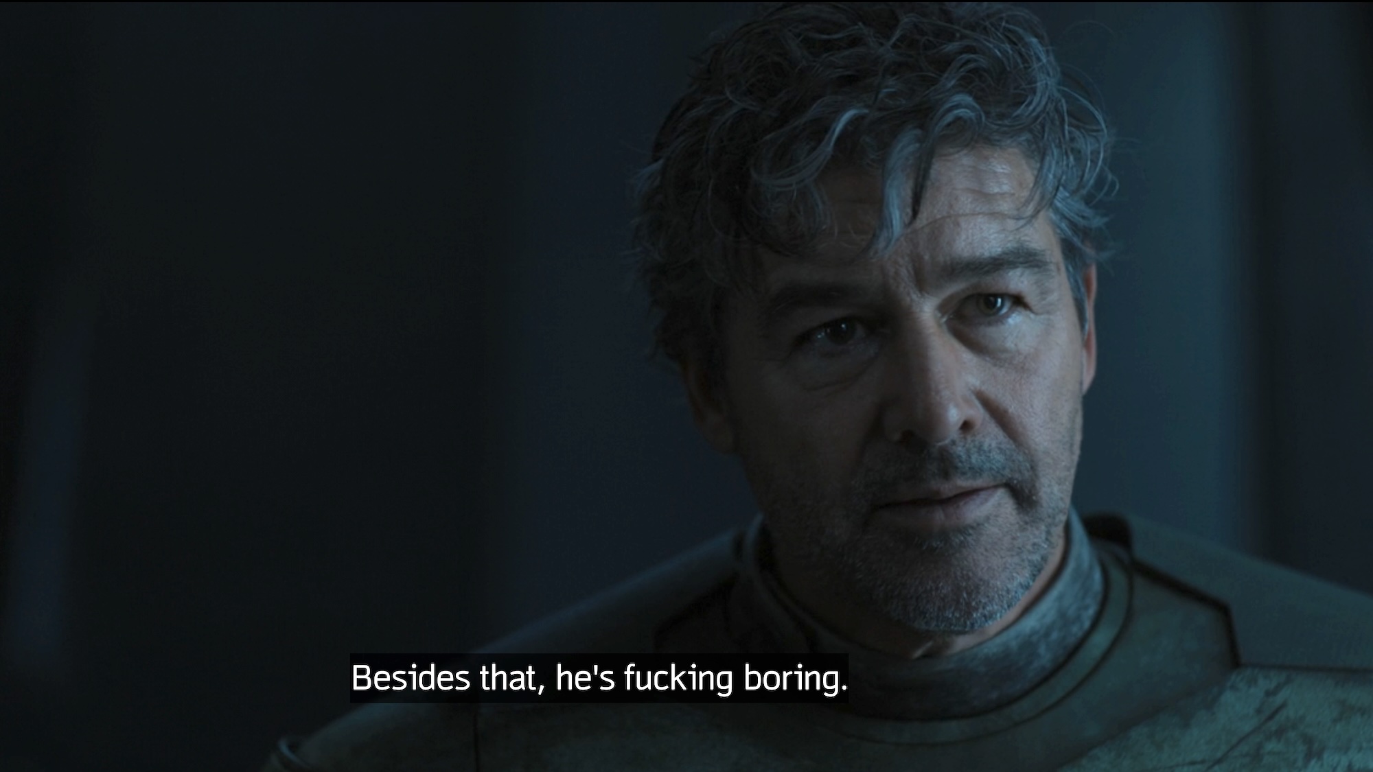 Hal telling Sinestro he thinks John is boring in Lanterns Episode 4