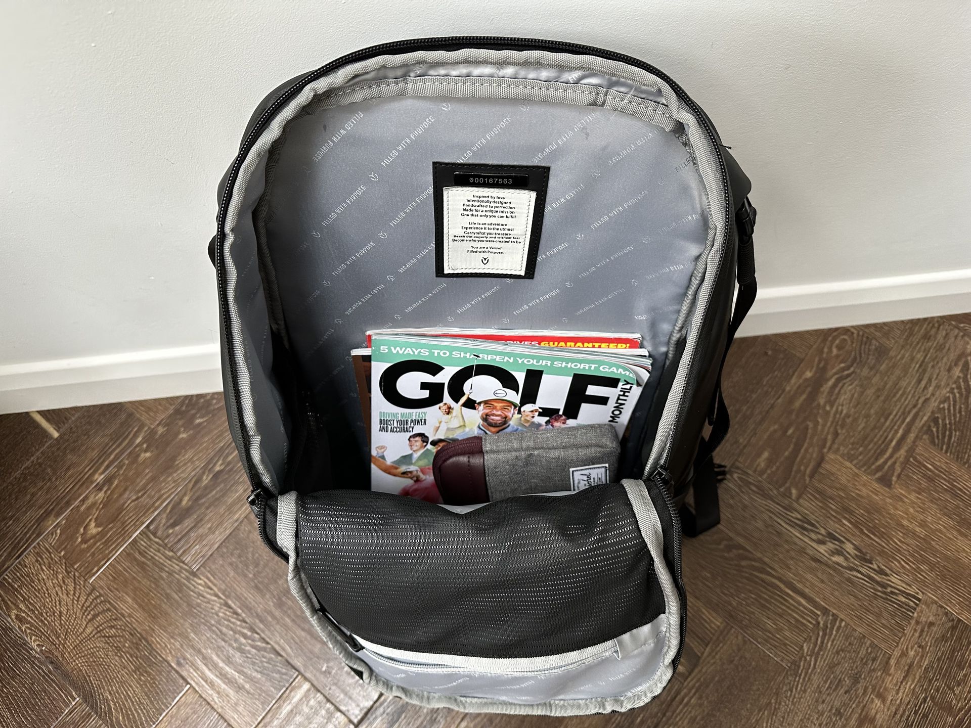 Vessel PrimeX Plus Backpack Review Golf Monthly