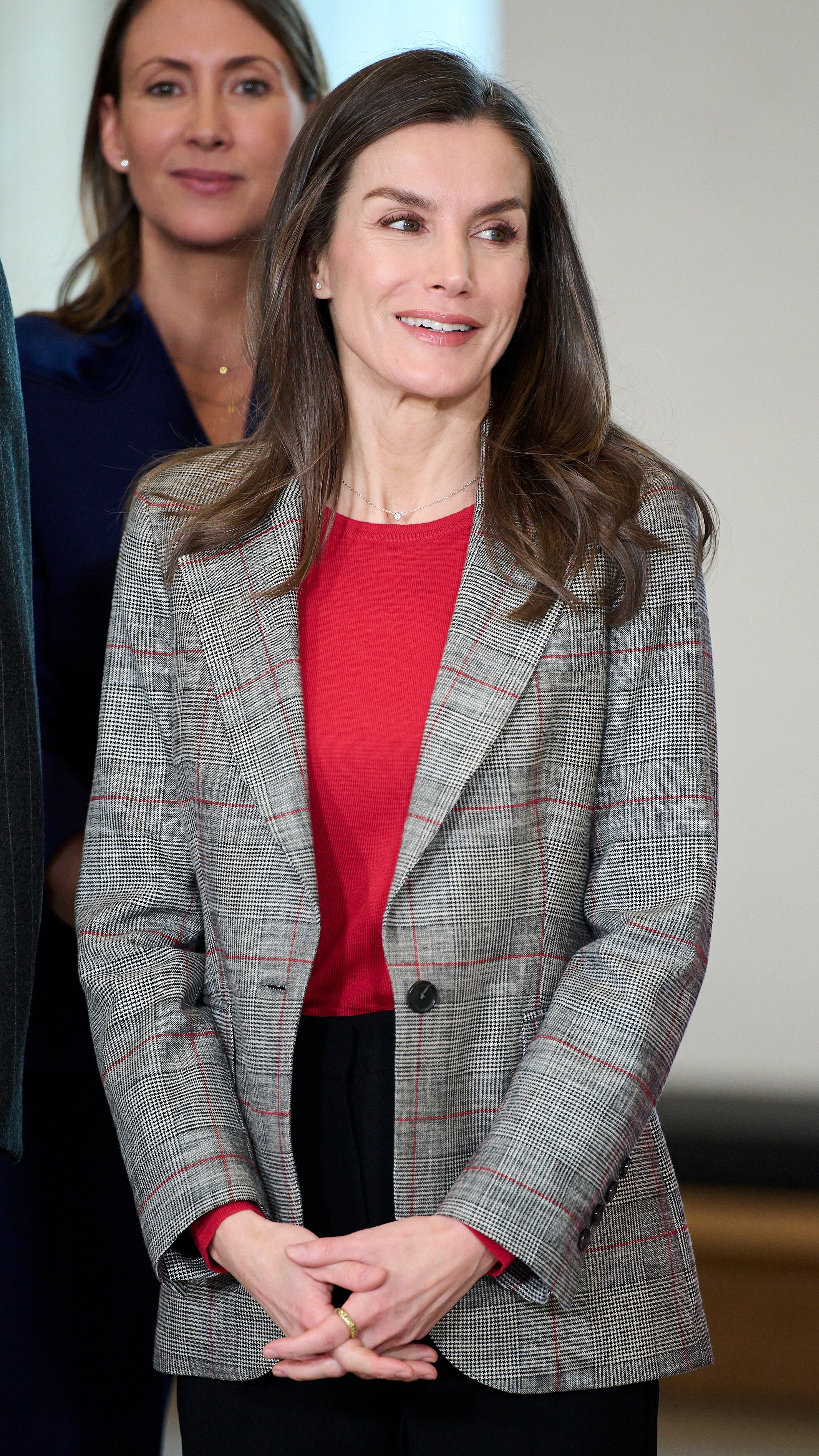Queen Letizia of Spain attends the annual meeting of the Royal Board of Trustees of the Royal Collections Gallery at the Royal Collections Gallery Museum on February 05, 2026