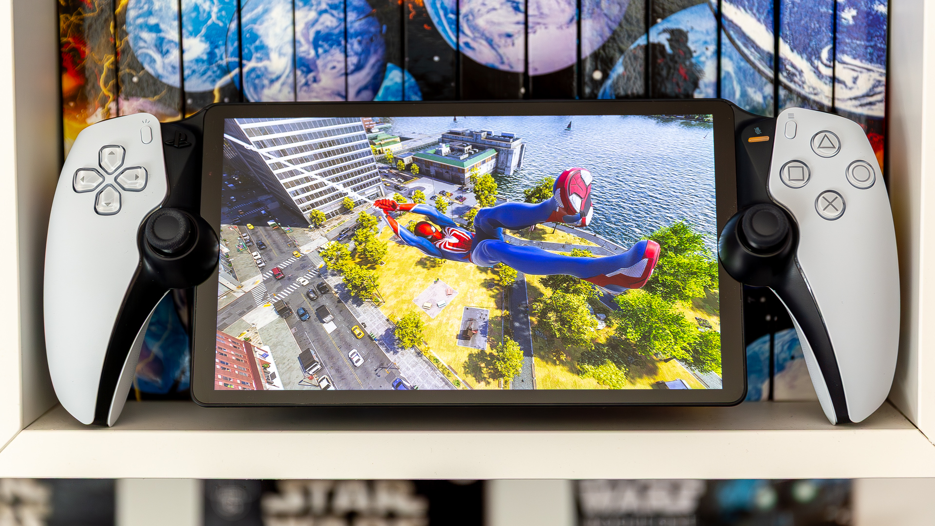 PlayStation Portal &ndash; Spider-Man 2 running on screen