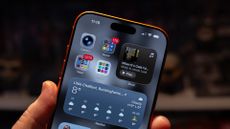 Dynamic Island on iPhone 16 Pro Max