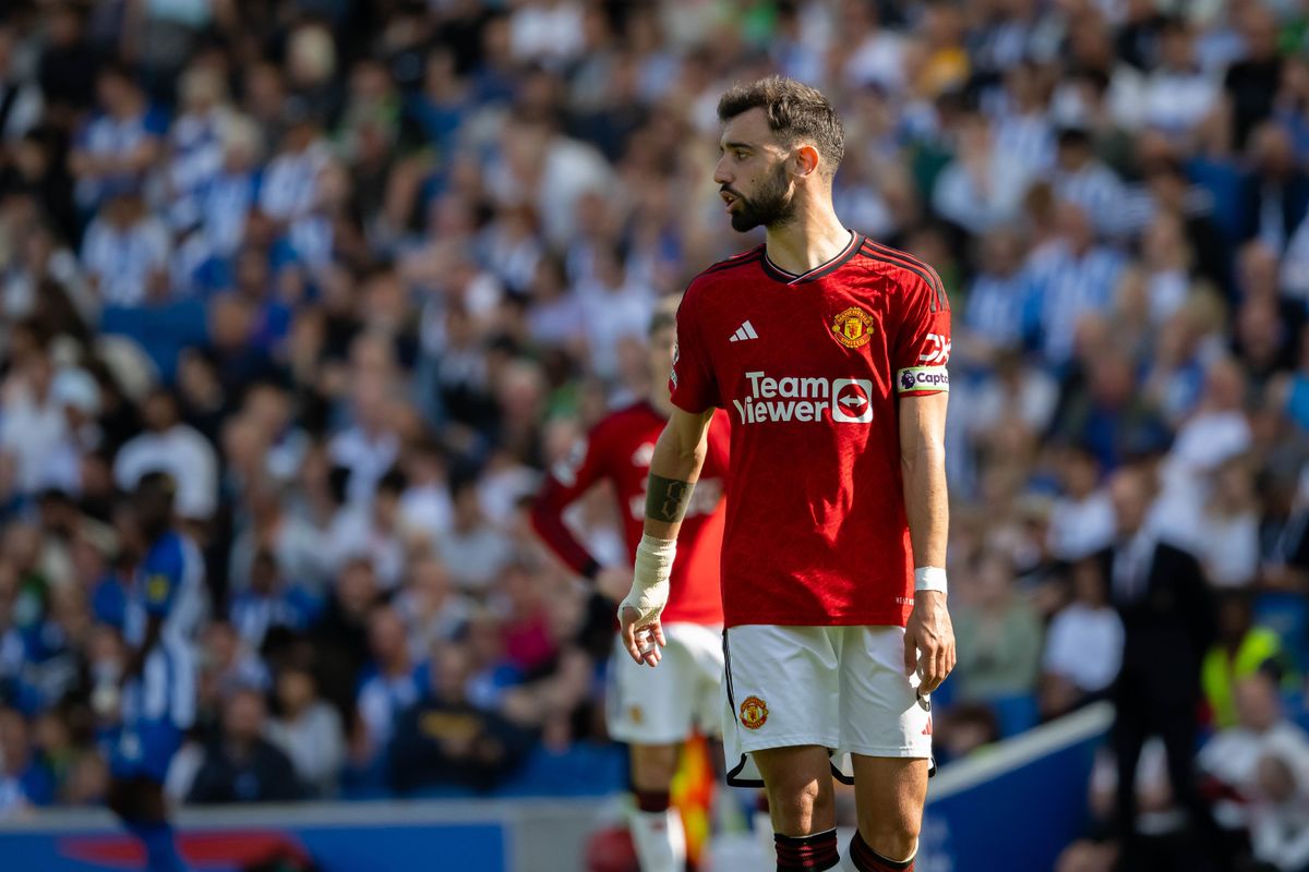 Manchester United midfielder Bruno Fernandes