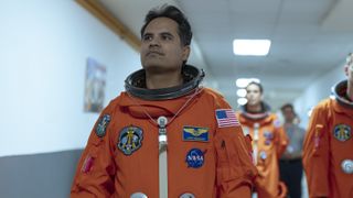 Michael Peña in a NASA uniform in A Million Miles Away
