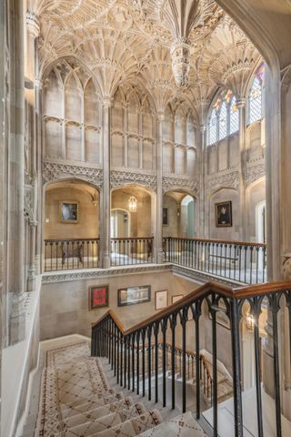 Stanfield Hall inside. Wymondham, south Norfolk