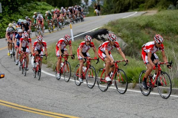 Bissell keeps the pressure on at the front.
