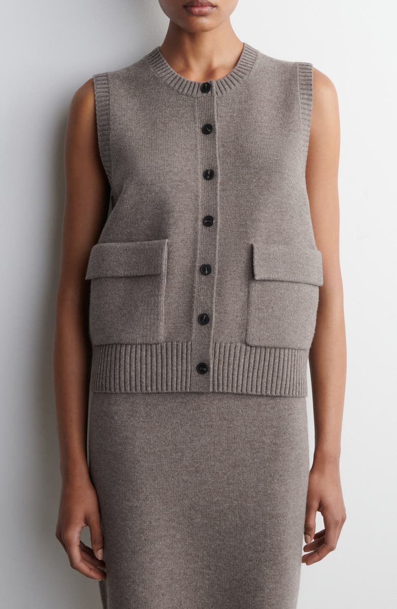 Celtis Merino Wool Button-Up Vest