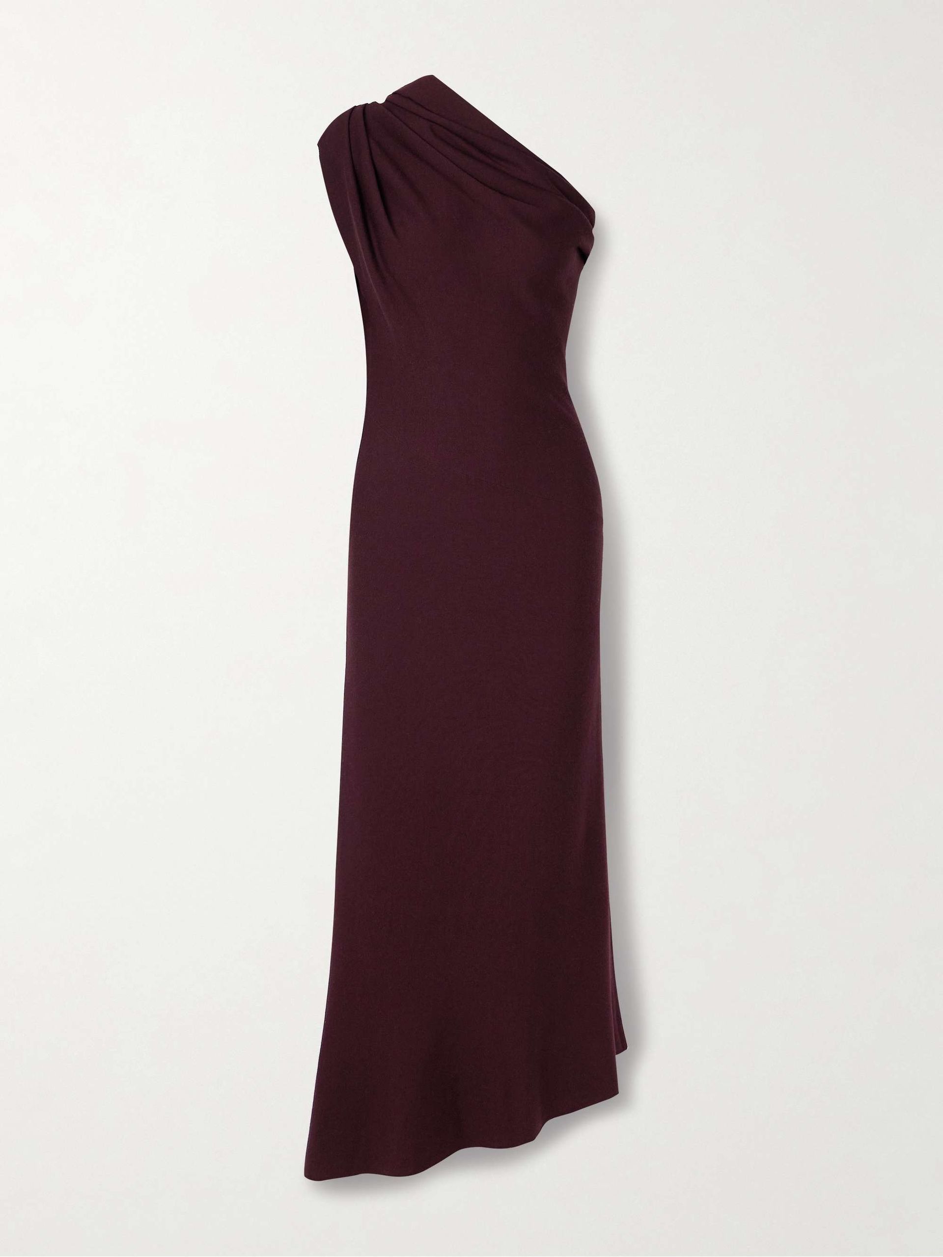 Coast One-Shoulder Wool-Blend Maxi Dress