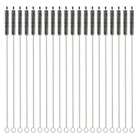Mr.siga Straw Cleaner Brush, 10 Inch Stainless Steel Straw Brush,pipe Cleaner Brush, 20 Pack