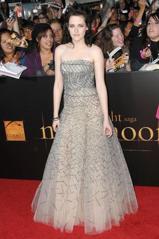 Kristen Stewart Wearing Oscar de la Renta