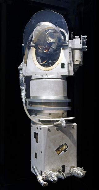 The Surveyor 3 television camera was removed from the probe and returned from the moon by the Apollo 12 astronauts in November 1969. Fifty years later, it is on loan by NASA to the National Air and Space Museum in Washington, DC.