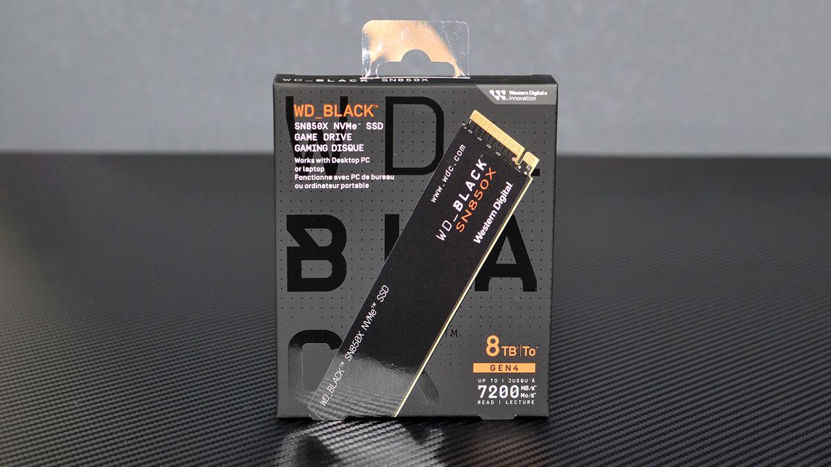 WD Black SN850X 8TB SSD