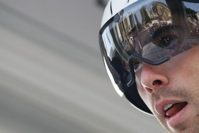 Thomas De Gendt (Vacansoleil-DCM Pro Cycling Team) gets ready to go