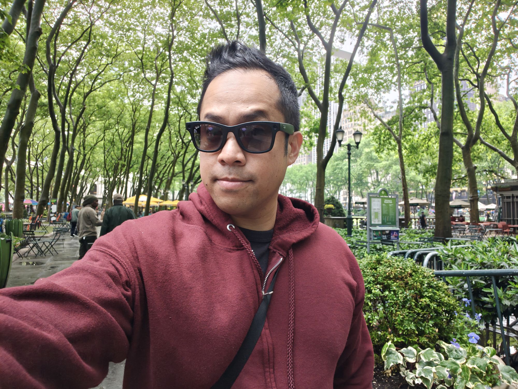 Motorola Razr Ultra 2025 selfie sample.