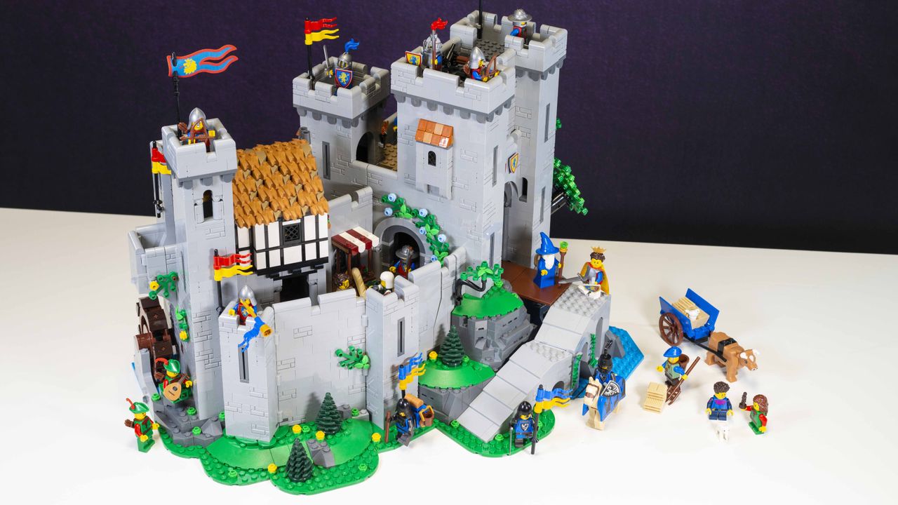A top-down view of the Lion Knights' Castle