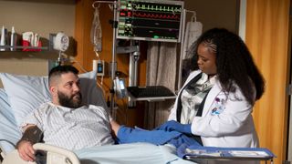 Guillermo Diaz and Bria Henderson in The Good Doctor