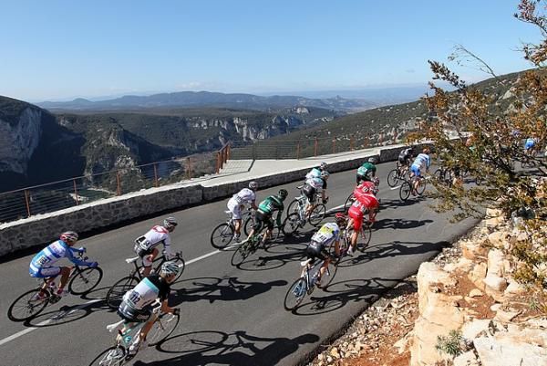 It was a beautifual day for racing at the Boucles du Sud Ardeche.