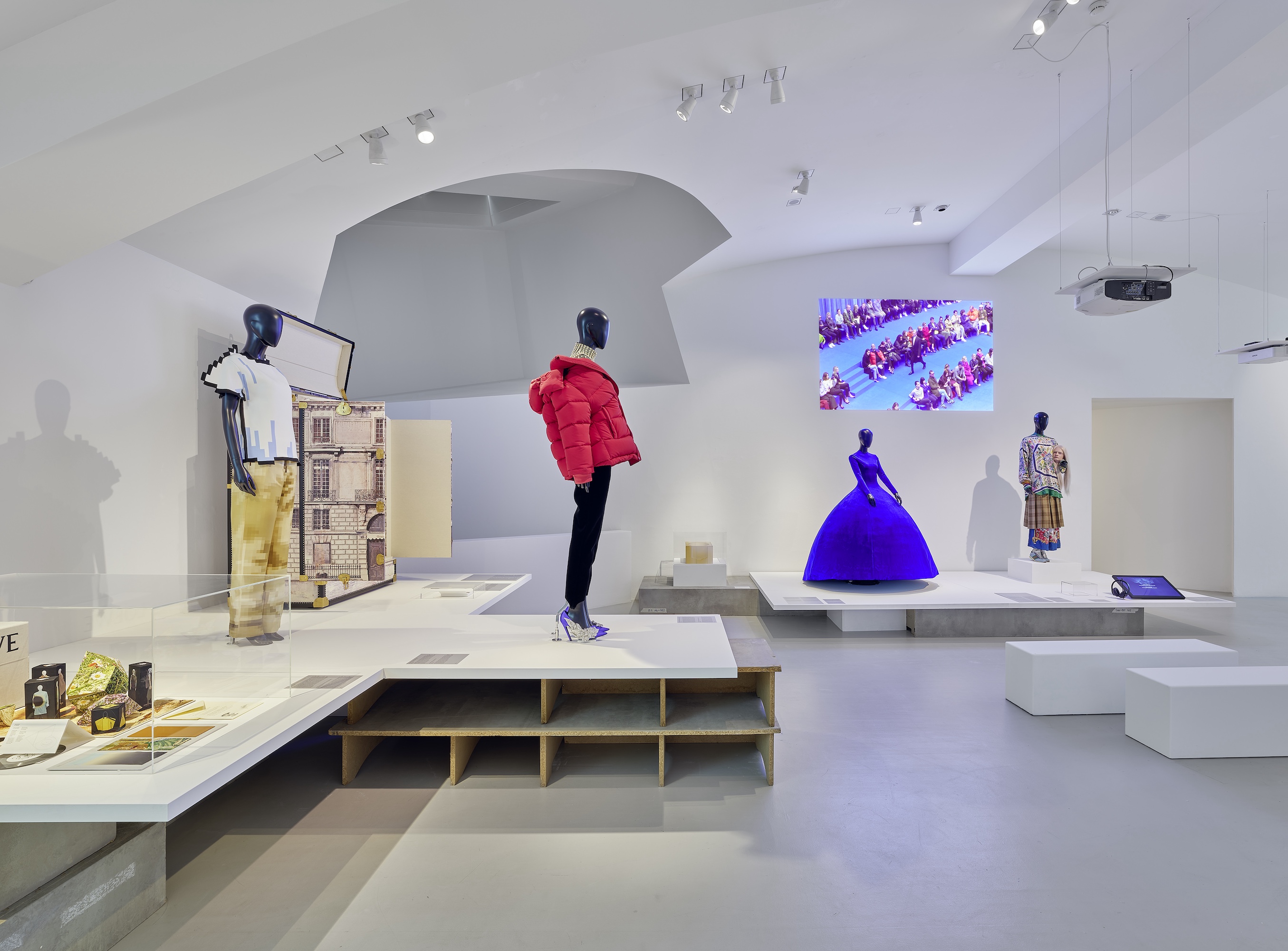 Vitra Design Museum Catwalk Art of the Fashion show exhibition installation view