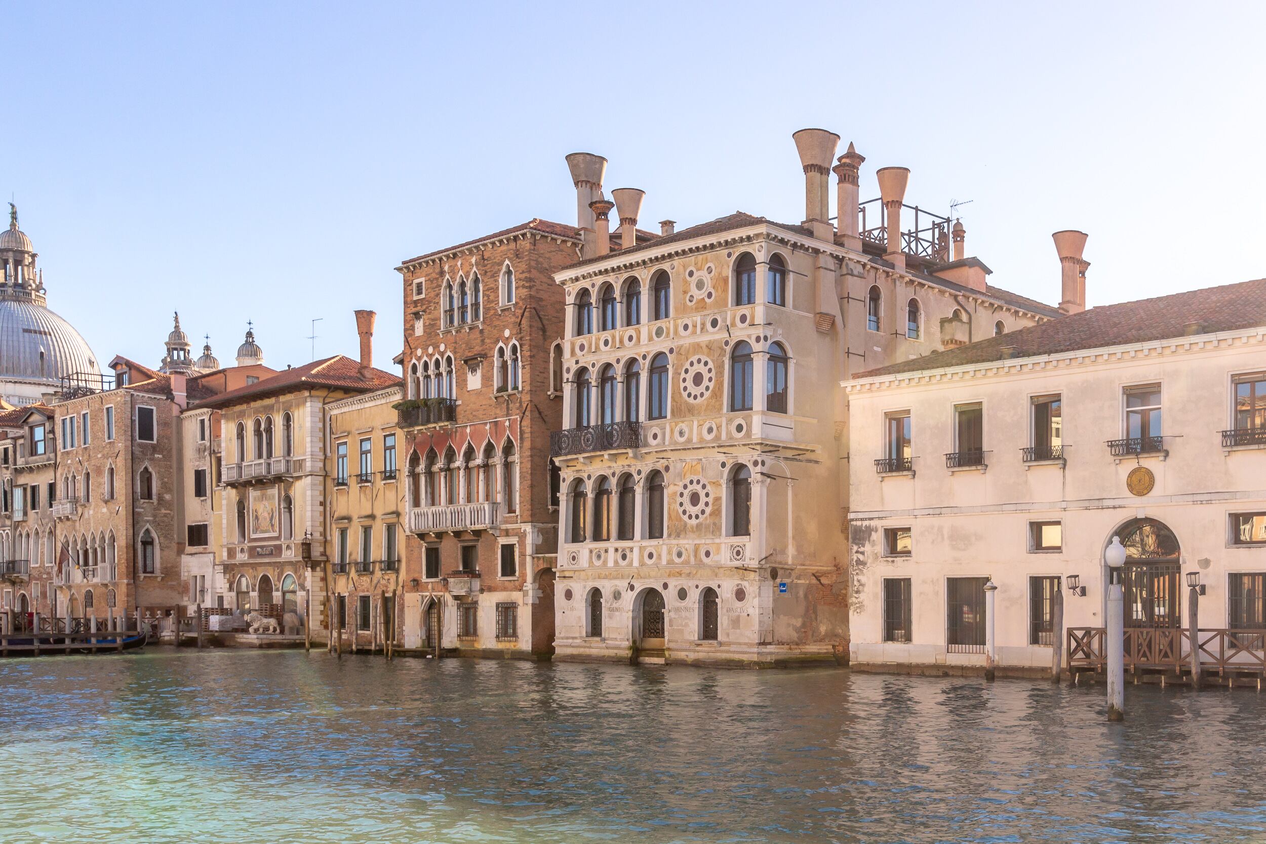 Gothic and Renaissance style Venetian palazzo on the Grand Canal