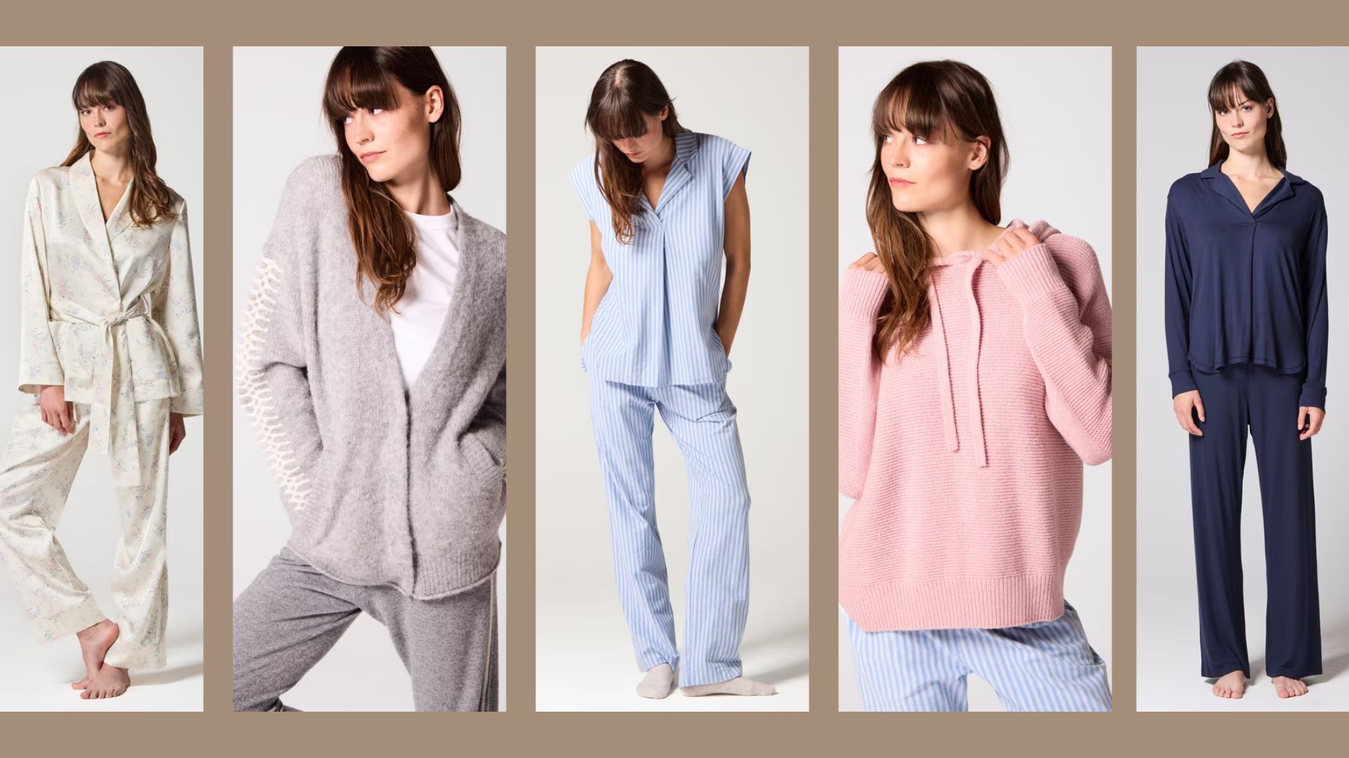 Mamu loungewear brand on models