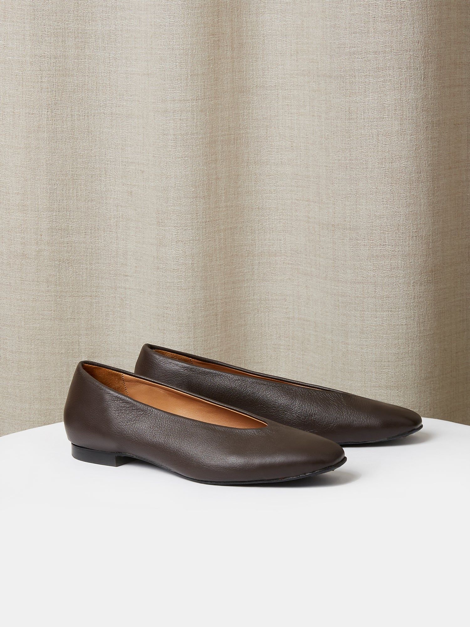 The Amarantos Loafer in Chocolate Brown Deer Leather - Uk 3/ Eu 36/ Us 5