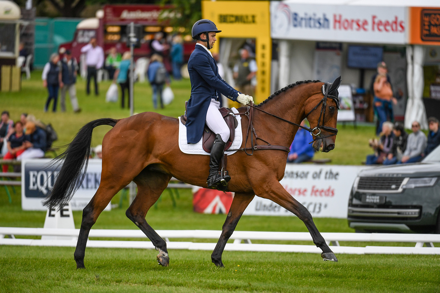 Bramham Horse Trials dressage: Harry Mutch and HD Bronze