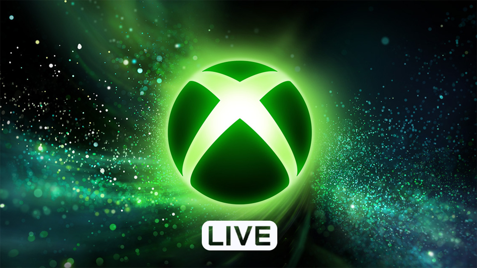 Xbox Games Showcase keyart image with a "Live" badge underneath Xbox logo