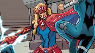 Sharon Rogers is Captain America from Marvel Comics
