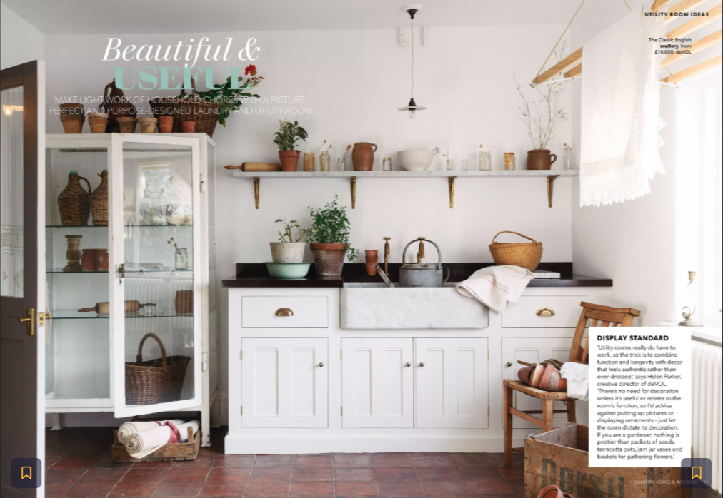 Country Homes &amp; Interiors April 2021 issue pages
