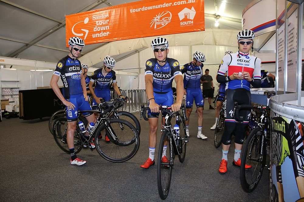 The Etixx-Quickstep team for Tour Down Under