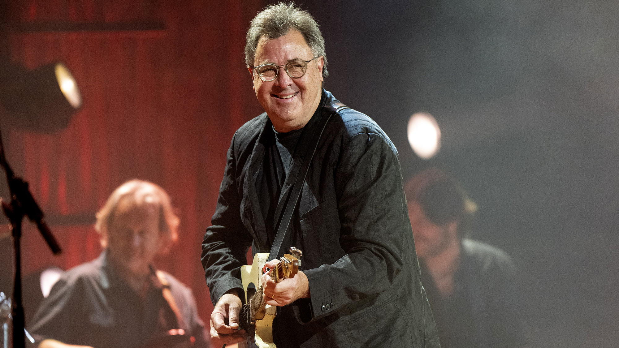 Vince Gill performs at the Ryman Auditorium on August 01, 2024 in Nashville, Tennessee. 