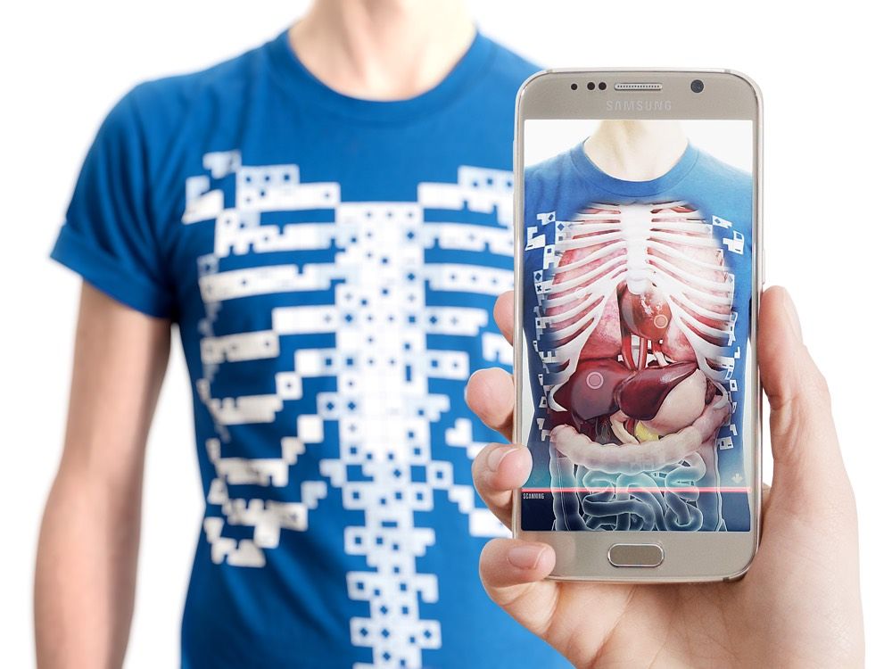 Virtuali-Tee is designed to teach kids about the inner workings of their bodies.