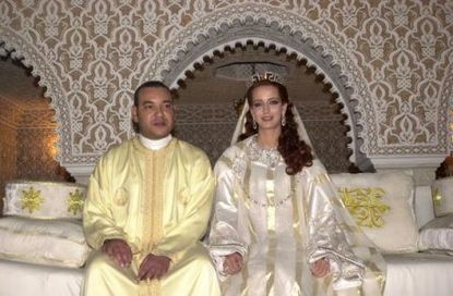Salma Bennani and King Mohammed VI of Morocco, 2001