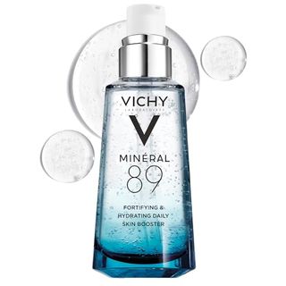 Vichy Mineral 89 Fortifying & Hydrating Daily Skin Booster | Sérum de ácido hialurônico puro para o rosto | Preenche e hidrata | Repara a barreira da pele | Gel hidratante leve | Sem fragrância e sem óleo