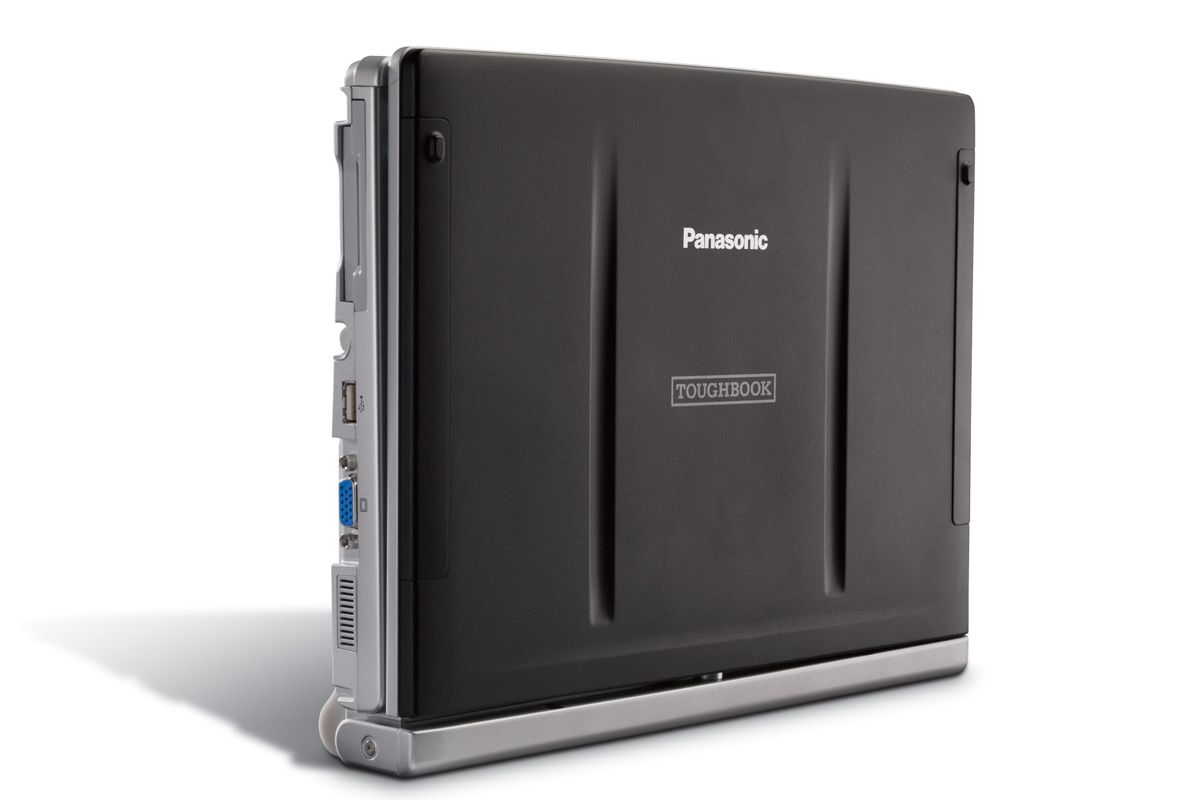 The lid of the Panasonic ToughBook CF-C1 can withstand up to 100kg of evenly distributed weight
