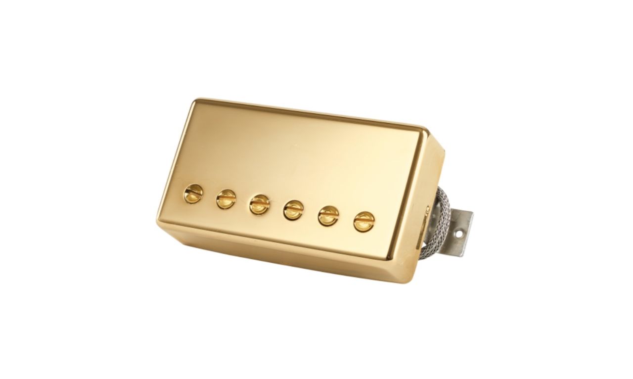 Gibson Original '57 Classic (Double Black, Gold Cover, 2-Conductor, Potted, Alnico 2, 8K)