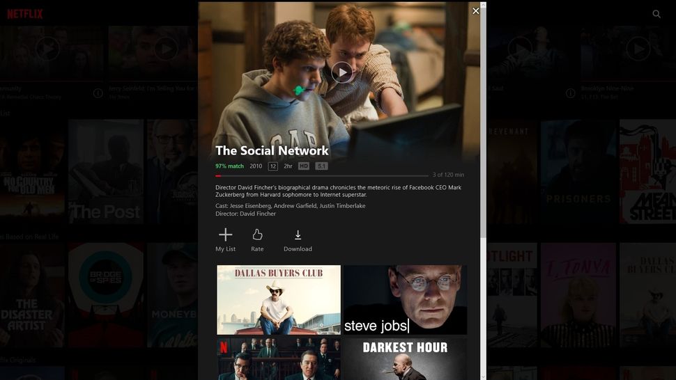 Mengunduh acara dan film dari Netflix