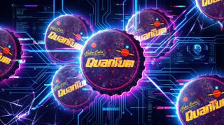 A collage of the Nuka Cola Quantum bottle caps from the Baron of the Wasteland event in Call of Duty: Black Ops 7 and Warzone. 