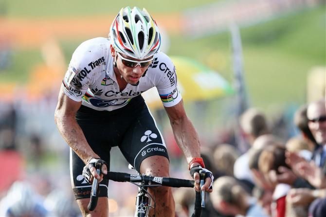Another 'cross World Cup to forget for world champion Sven Nys. The Belgian shows the signs of hitting the deck in Tabor and he could only muster a 22nd place result.