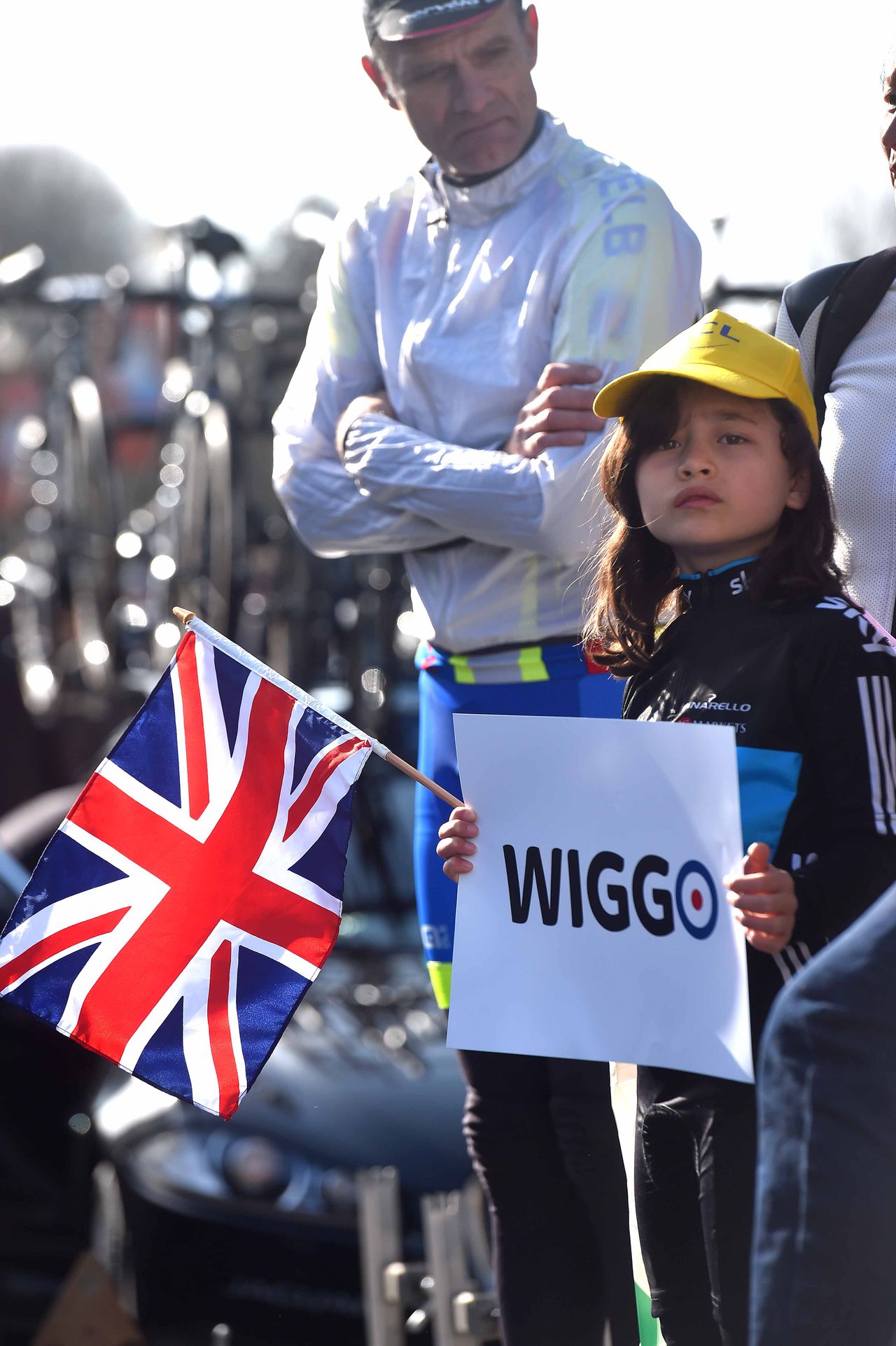 The Wiggo fans were at the start