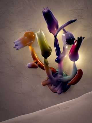 Misha Kahn NFT design of a lamp